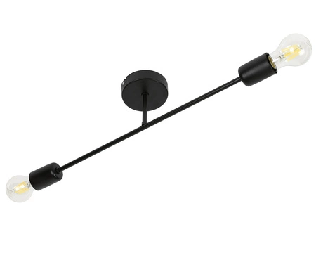 Lampa Sufitowa LX- 1359 Czarna 2x E27 LEDLUX