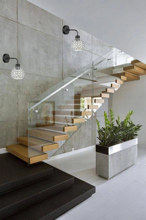 Kinkiet Lampa Ścienna LX-1184 Kryształ z Włącznikiem 1x E27 LEDLUX