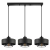 Lampa Wisząca LX- 1186 Czarna 3x E27 LEDLUX
