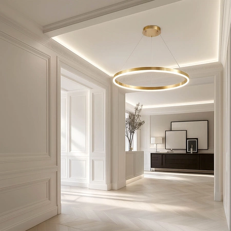 Lampa Sufitowa LED Wisząca nowoczesna żyrandol plafon 52W CCT 3 Barwy Pilot LX959