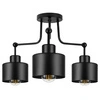 Lampa Sufitowa LX- 1036 Czarna 3x E27 LEDLUX