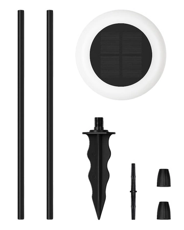 4x LAMPA SOLARNA LED LAMPKA WBIJANA OGRODOWA SŁUPEK UFO LATARNIA SZPIKULEC LSOL-062 LEDLUX