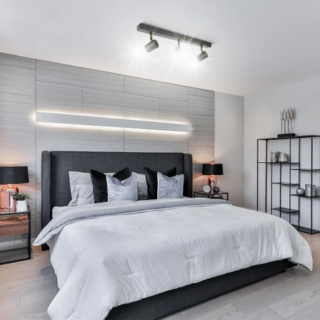 Oprawa Sufitowa Natynkowa Reflektor Listwa LX1003 BLACK 3x E27 LEDLUX