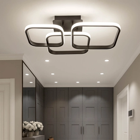 Lampa Sufitowa LED Wisząca nowoczesna żyrandol plafon 30W biała neutralna LX-957