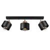 Lampa Sufitowa LX- 1031 Czarna + Miedź 3x E27 LEDLUX