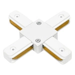 Łącznik Krzyżowy do Szyn Oświetleniowych LED Typ X Biały LEDLUX