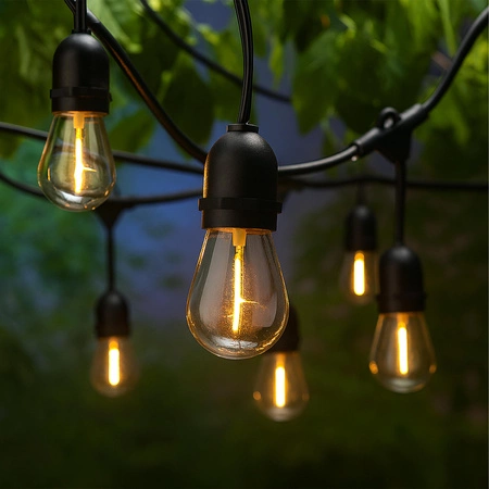 Girlanda świetlna LED Ogrodowa 20m 40x E27 LEDLUX