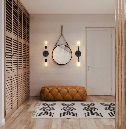 Lampa Sufitowa LX- 1359 Czarna 2x E27 LEDLUX