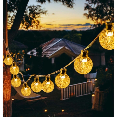 Girlanda Solarna 11,6m 100 LED Kulki Dekoracja Ogrodu Oświetlenie Zewnętrzne LSOL-039 LEDLUX