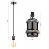 Lampa Wisząca LX- 1060 Czarna 1x E27 LEDLUX