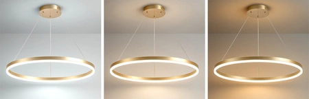 Lampa Sufitowa LED Wisząca nowoczesna żyrandol plafon 52W CCT 3 Barwy Pilot LX959