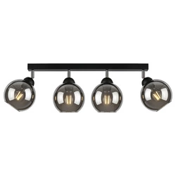 Lampa Sufitowa LX- 1194 Czarna 4x E27 LEDLUX