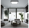 Panel LED natynkowy 36W NW czarny 40x40cm Plafon lampa sufitowa kwadrat LEDLUX
