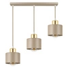 Lampa wisząca sufitowa nowoczesna 3xE27 ZŁOTA beżowa GLAMOUR nowoczesna LX-1035