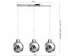 Lampa Wisząca LX- 1004 Srebrna 3x E27 LEDLUX
