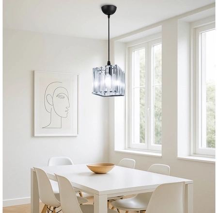 Lampa Wisząca LX- 1190 Czarna 1x E27 LEDLUX