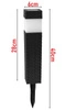 Lampa Solarna LED Wbijana Ogrodowa Słupek Czujnik Zmierzchu Czarna Rattan LSOL-030 LEDLUX