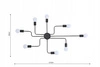 Lampa Sufitowa LX- 1108-8 Czarna 8x E27 LEDLUX