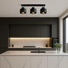 Lampa Sufitowa LX- 1031 Czarna 3x E27 LEDLUX