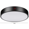 Plafon Lampa Sufitowa LX- 938 Czarny 30W 4000K LEDLUX