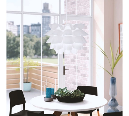 Lampa Wisząca LX- 1013 Biała 1x E27 LEDLUX