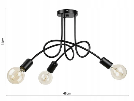 Lampa Sufitowa LX- 1006 3x E27 LEDLUX