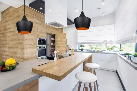 Lampa Wisząca PT- 413-B Czarna 1x E27 LEDLUX