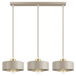 Lampa Wisząca Sufitowa Plafon Żyrandol Beżowa Ecru Kaszmir Loft Edison LX1186