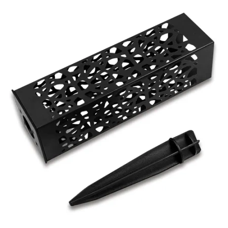 Lampa Solarna Ogrodowa LED Wbijana Do Ogrodu Zewnętrzna Barwa Zimna Wzorek Latarenka Dekoracyjna LSOL-053 LEDLUX