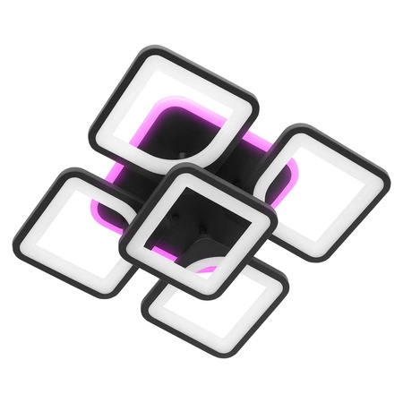 Lampa Sufitowa LED Wisząca nowoczesna żyrandol plafon 81W CCT RGB Remote pilot LX961