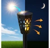 Lampa solarna ogrodowa pochodnia latarnia LED wbijana naziemna czarna LSOL-056 LEDLUX