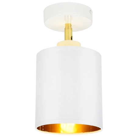 Lampa Sufitowa LX- 1382 Biała + Złoto 1x E27 LEDLUX