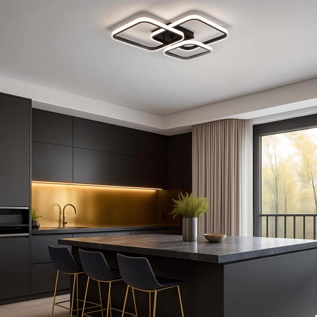 Lampa Sufitowa LED Wisząca nowoczesna żyrandol plafon 30W biała neutralna LX-957