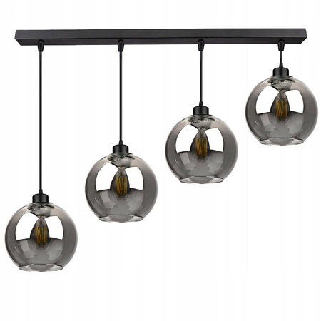 Lampa Wisząca LX- 1138 Czarna 4x E27 LEDLUX