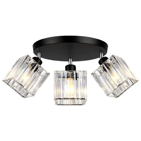 Lampa Sufitowa LX- 1193 Czarna 3x E27 LEDLUX