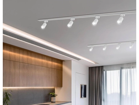 Łącznik Liniowy do Szyn Oświetleniowych LED Typ I Biały LEDLUX