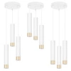 Lampa Wisząca LX-1414 Biała + Złoto 3x GU10 LEDLUX