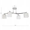 Lampa Sufitowa LX- 1101-4 Chrom 4x E27 LEDLUX