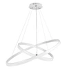 Lampa Sufitowa Wisząca LED Dwa Okręgi LX- 1104 49W Biała 3000k- 6000k LEDLUX