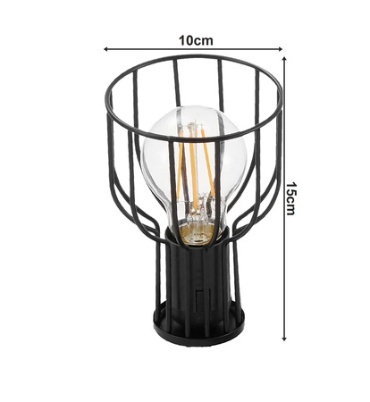 Lampa Sufitowa LX- 1332 Czarna 2x E27 LEDLUX
