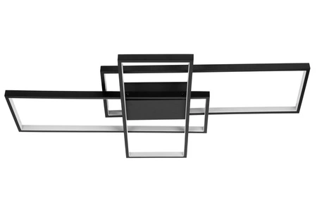 Lampa Sufitowa Wisząca LED Geometryczna LX- 920 90W Czarna biała neutralna LEDLUX