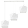 Lampa Wisząca LX- 1001 Biała 3x E27 LEDLUX