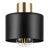 Lampa Sufitowa LX- 1020 Czarna + Złoto 3x E27 LEDLUX