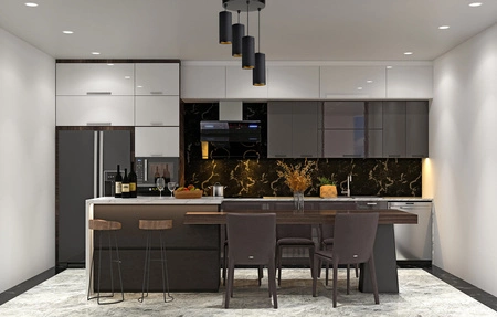 Lampa Wisząca LX- 1307 Czarna 4x E27 LEDLUX