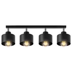 Lampa Sufitowa LX- 1195 Czarna 4x E27 LEDLUX