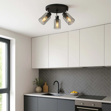 Lampa Sufitowa Wisząca Nowoczesna do Salonu 3x E27 LX-1074 LEDLUX