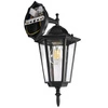 Kinkiet Ogrodowy Lampa Elewacyjna Zewnętrzna Latarnia LEL-0001 Czarny LEDLUX