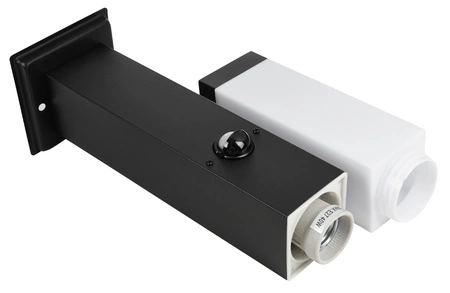 Lampa Ogrodowa Stojąca Słupek E27 LX-810 BLACK 65cm PIR LEDLUX