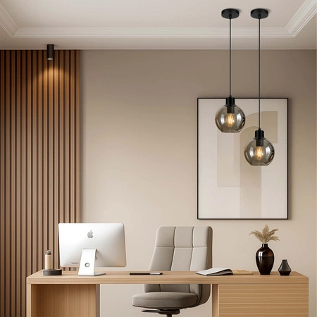 Lampa Wisząca LX- 1136 Czarna 1x E27 LEDLUX