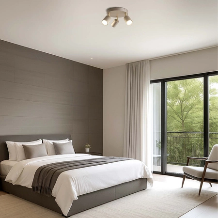 Lampa sufitowa KINKIET LED 3xGU10 beżowa Spot Kaszmir Premium LX1340